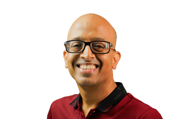 Sanjay Saraf with Students